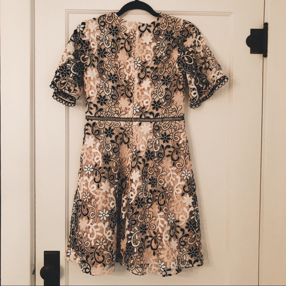 NWOT Anthropologie Shoshanna Flutter Sleeve Dress - Picture 6 of 6